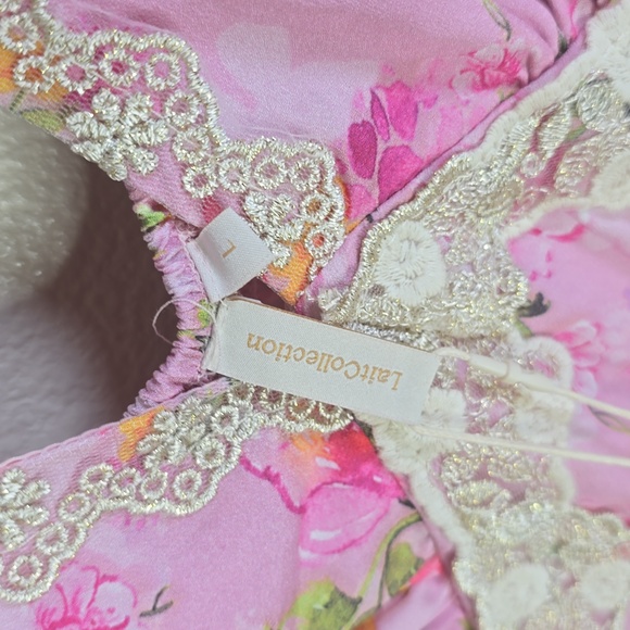 Floral Pink Midi Dress - Picture 10 of 14